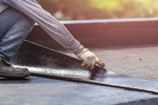 Professional Waterproofing technician working in Georgetown, OH